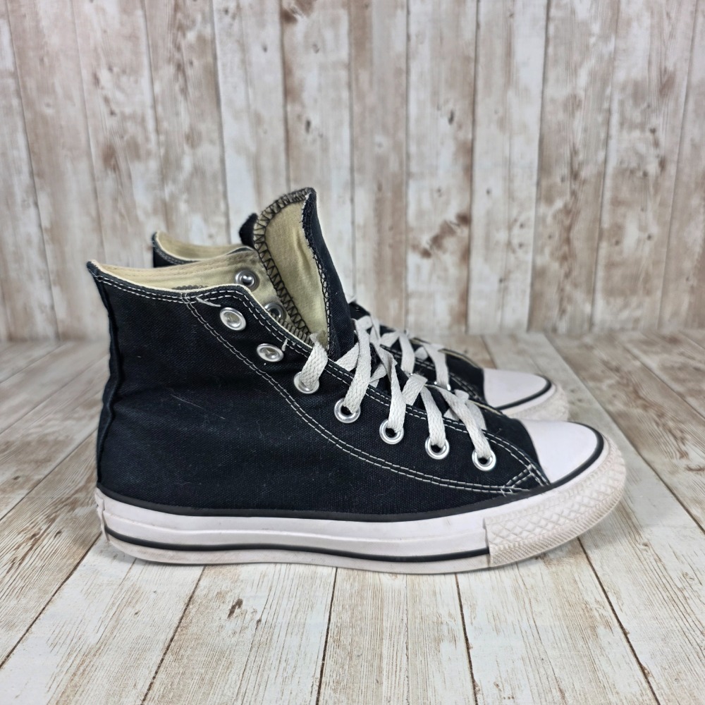 Converse Chuck Taylor All Star High Top Canvas Sneakers Black Women's 6.5